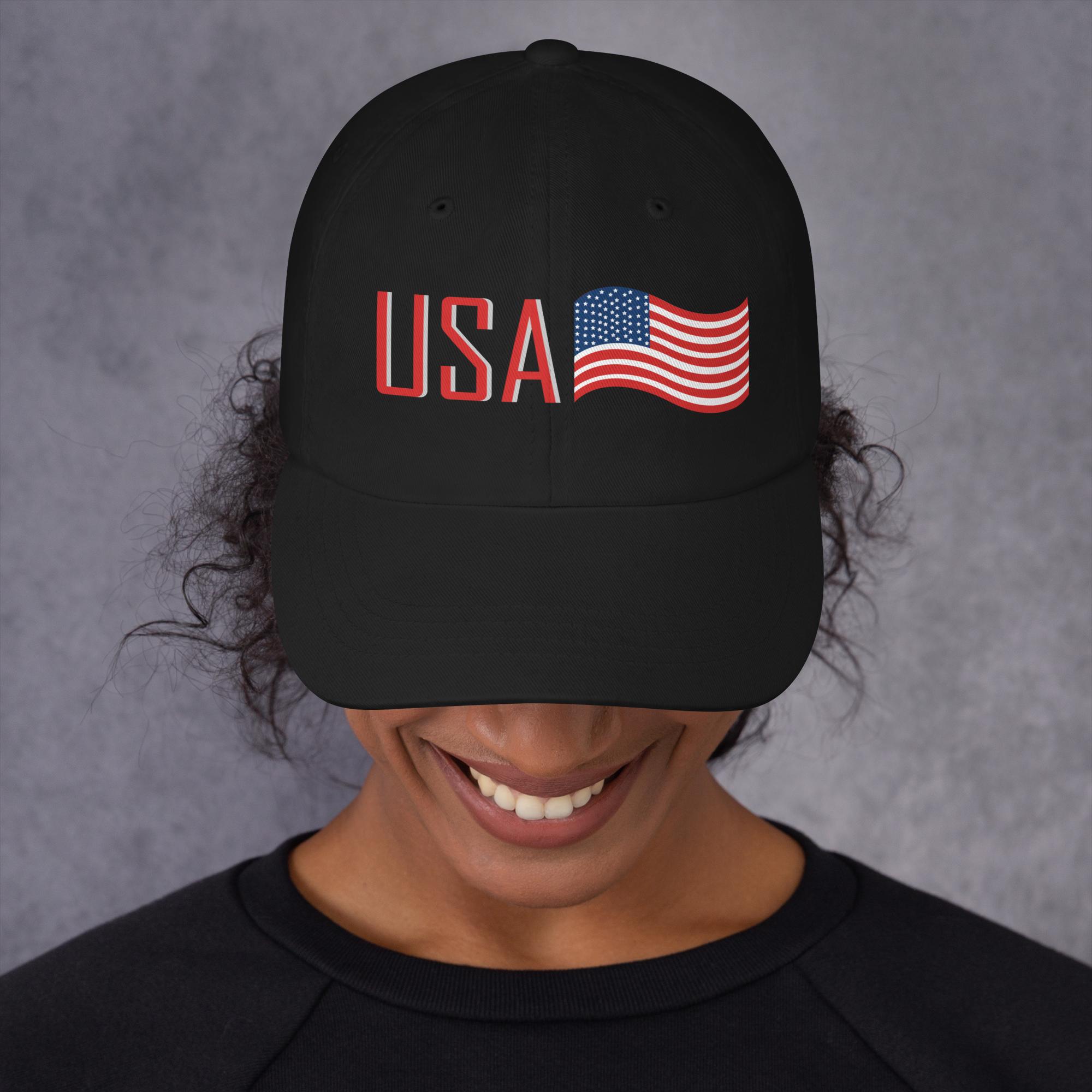 USA Baseball Cap for Men, Women, Youth